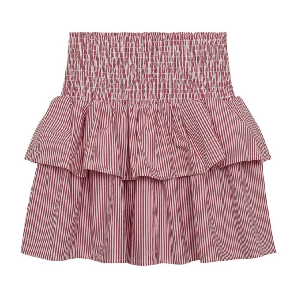 Striped Red Skirt